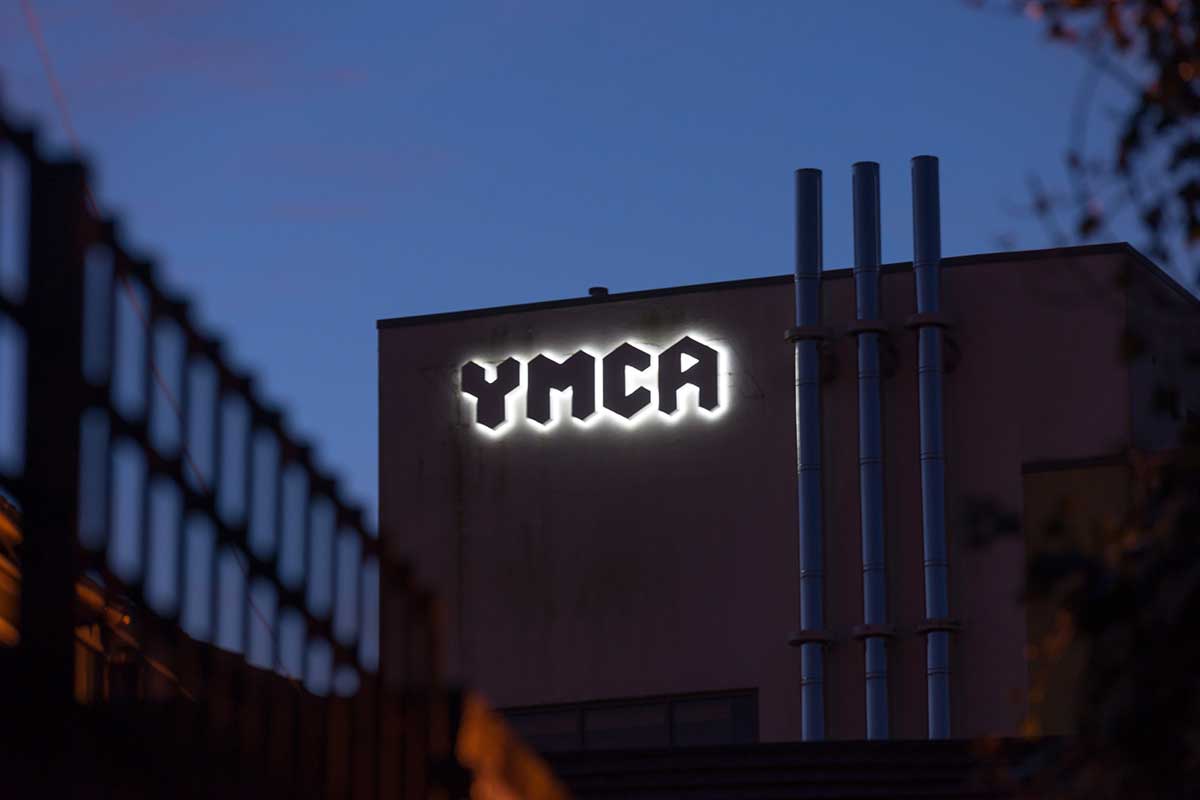 YMCE Halo Illuminated Signage