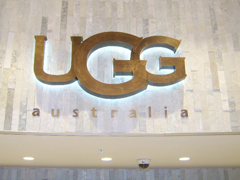 Ugg Australia Halo Illuminated Signage
