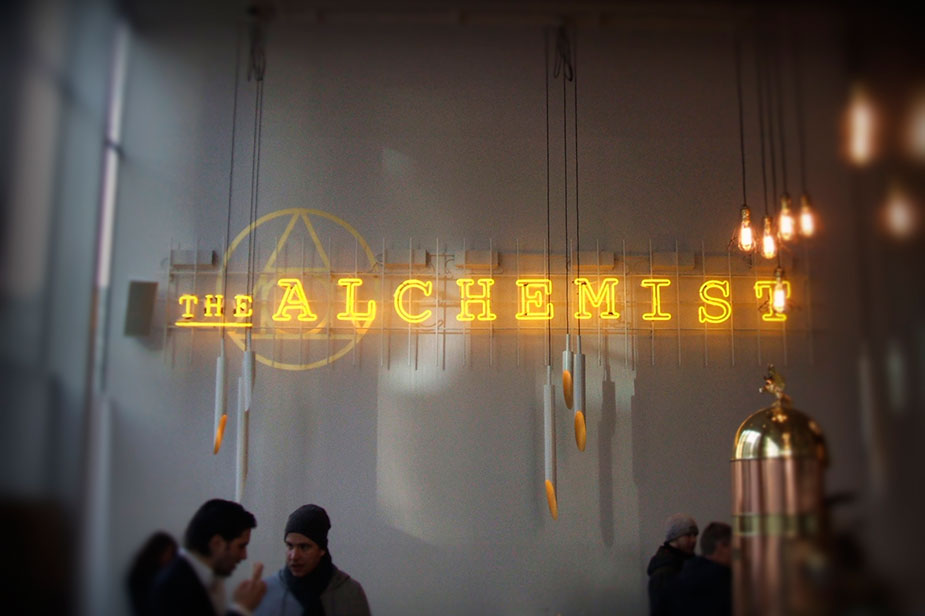 The Alchemist Neon sign Manchester