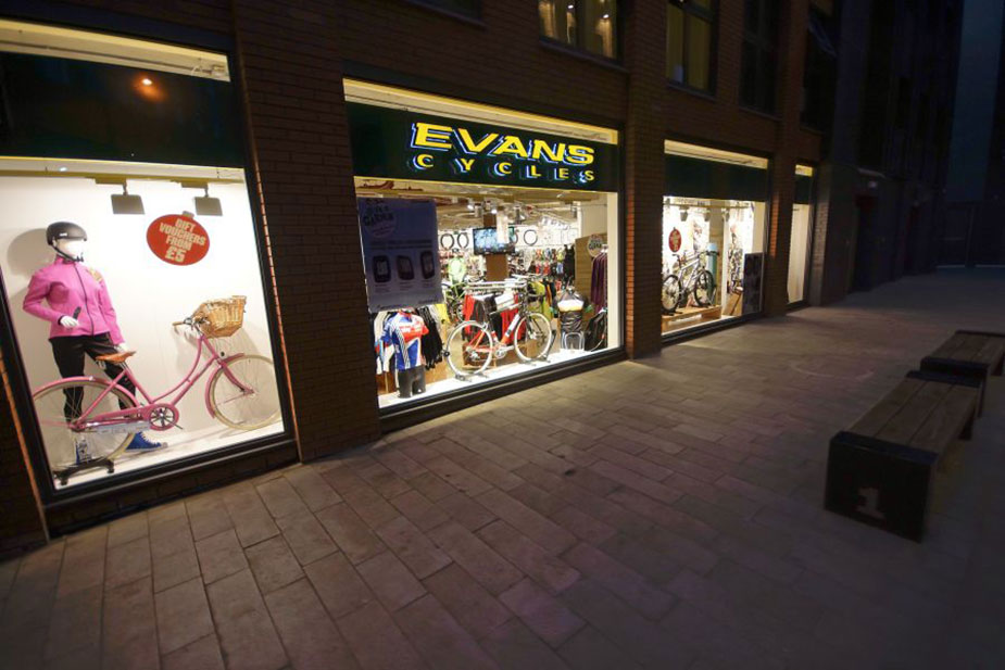 Evans cycles Liverpool