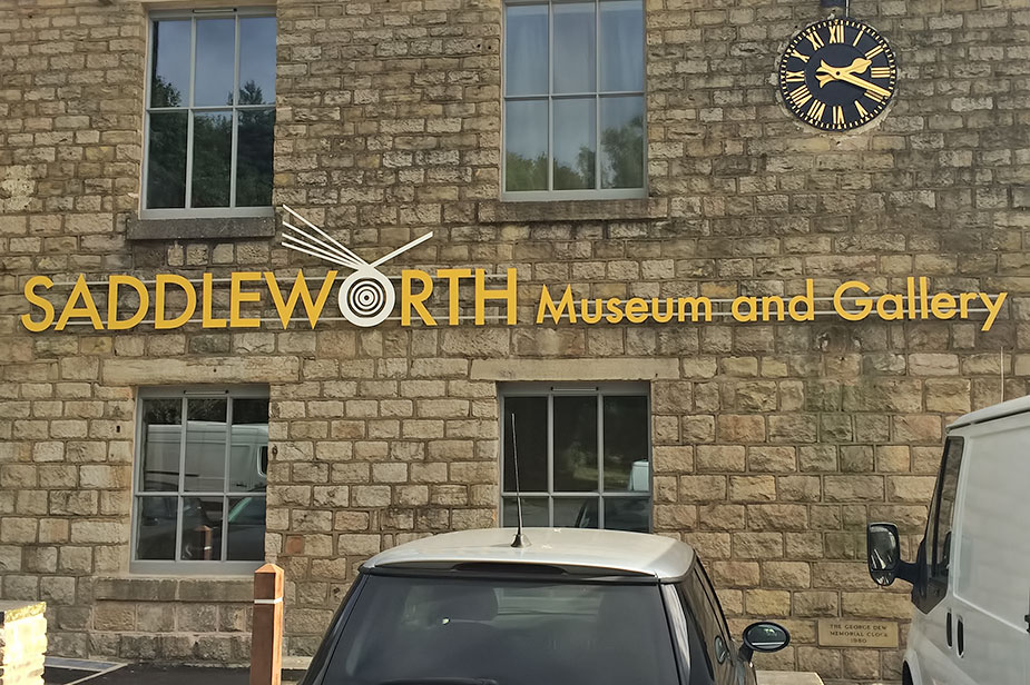 Saddleworth Museum and Gallery Signage