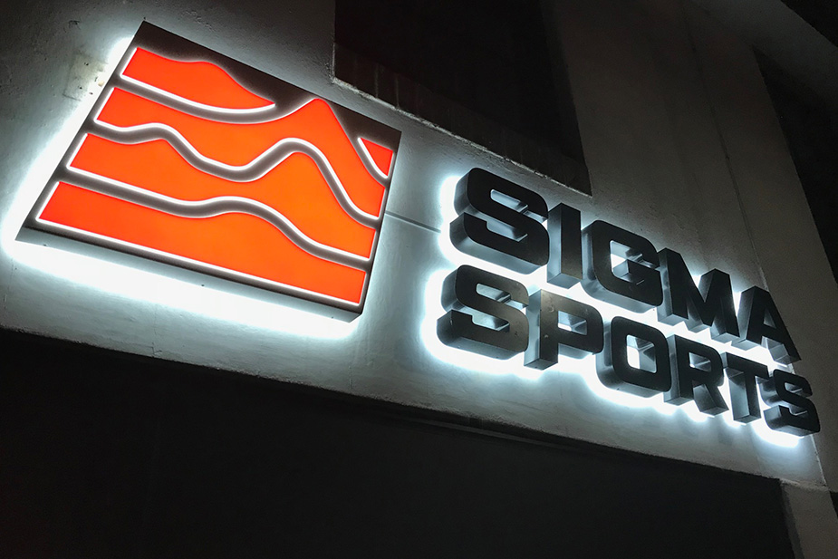 Sigma sports Built Up letter manufacturer