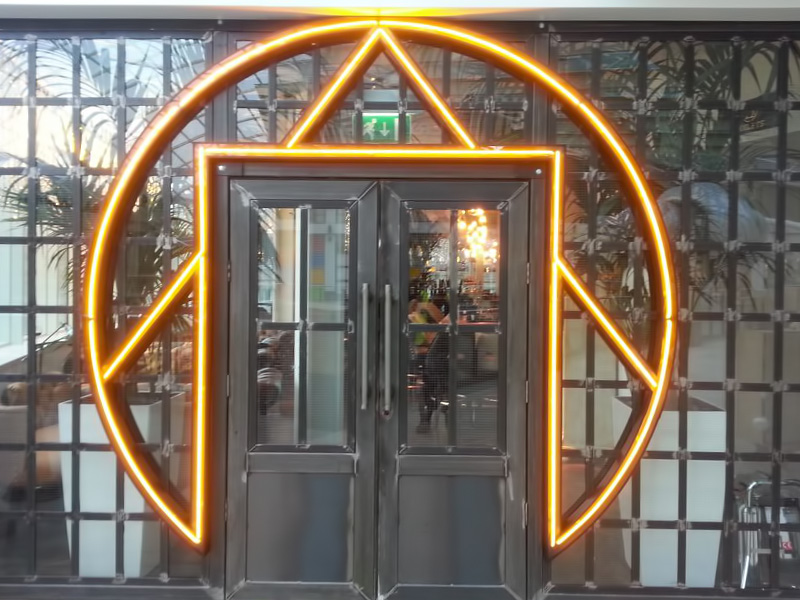 Faux Neon Architectural Feature Signage Alchemist Manchester
