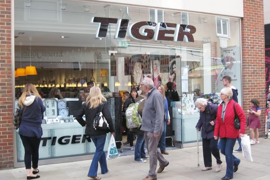 Tiger Stores Signage