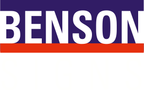 Benson Signs Stacked Logo